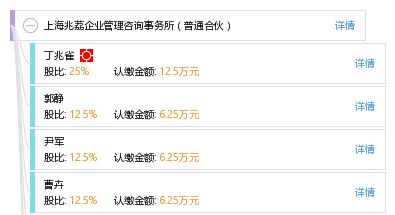 上海兆荔企业管理咨询事务所 普通合伙